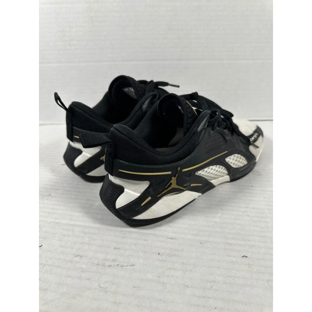 Jordan Heir Series 1 Black White Metallic Gold Basketball Shoes FQ3858-007 M: 12